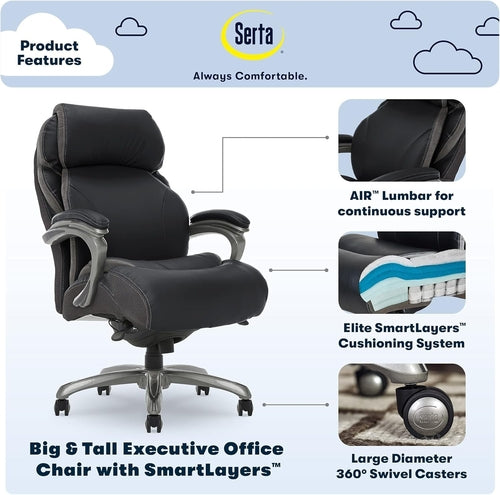 Executive Office Chair Big And Tall Air Technology